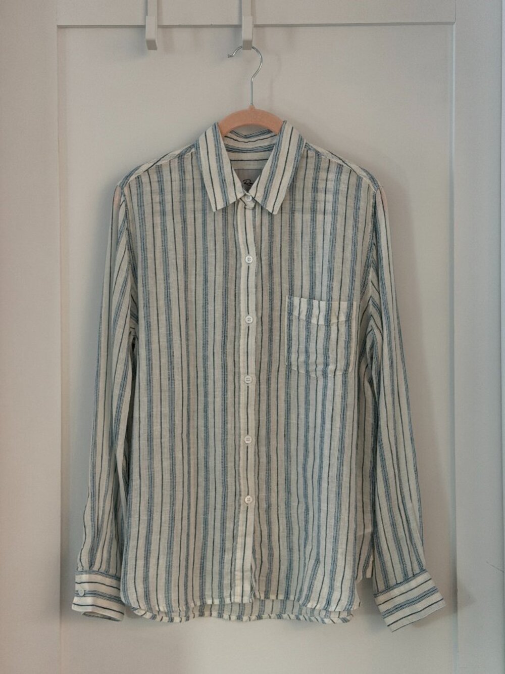 Rails Charli Button-Down Shirt, Windward Stripe (Size S)